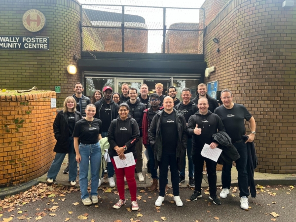 Team Ziipline at Hackney Food Bank